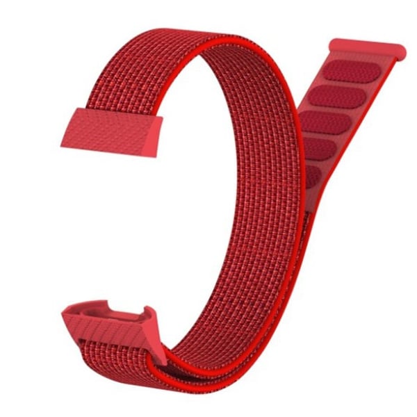 Fitbit Charge 3 nylonrem med velcro - rød Fitbit Charge 3 nylonrem med velcro - rød