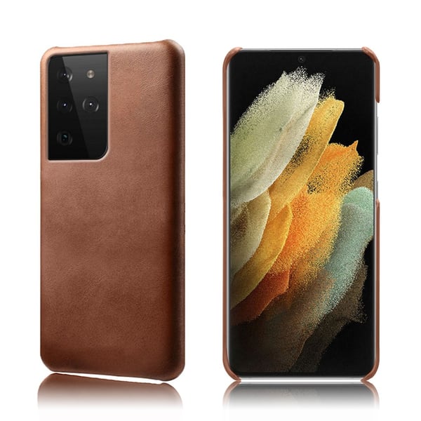 Prestige Etui Samsung Galaxy S21 Ultra - Brun