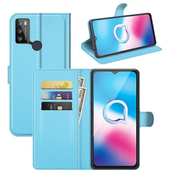 Classic Alcatel 3l (2021) / 1s (2021) Flippetui - Blå