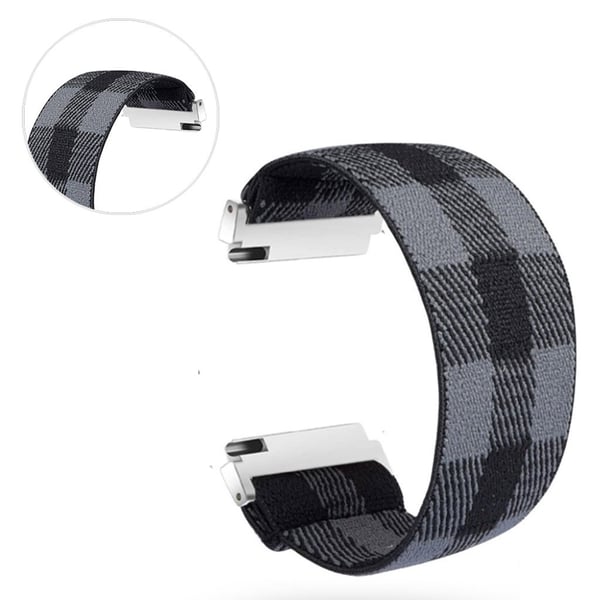 Huawei Watch GT 2 42 mm nylonarmbånd i farger - Grå / Svart