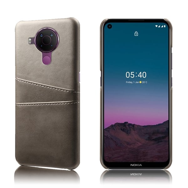 Dual Card Etui Nokia 5.4 - Grå