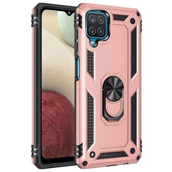 Bofink Combat Samsung Galaxy A12 5G Etui - Rose Gull