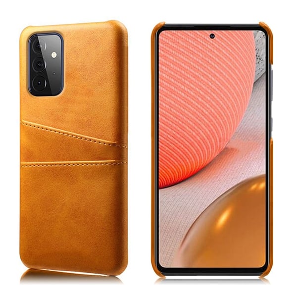 Dual Card Etui Samsung Galaxy A72 5G - Oransje