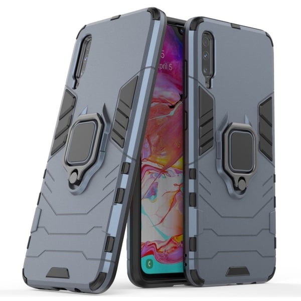 Ring Guard cover - Samsung Galaxy A70 - Blå