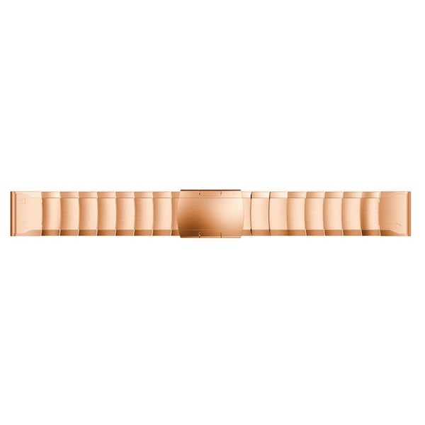 Garmin Fenix 5X rustfritt stål ur band - Rose Gold