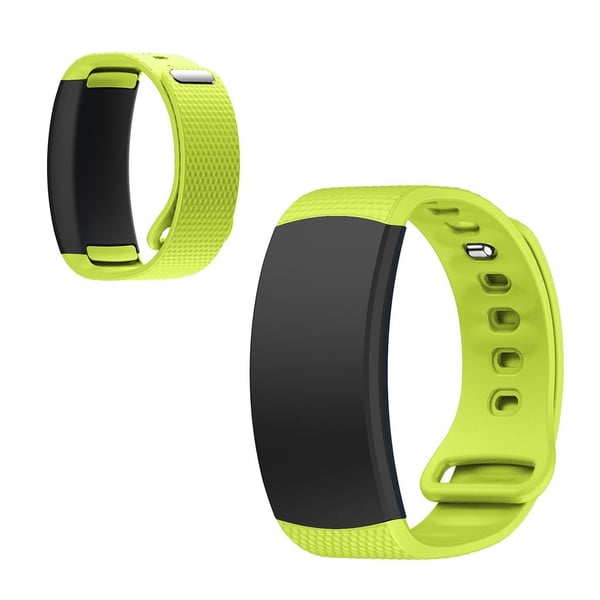 Samsung Gear Fit2 silikonarmbånd - Grønn Størrelse: L
