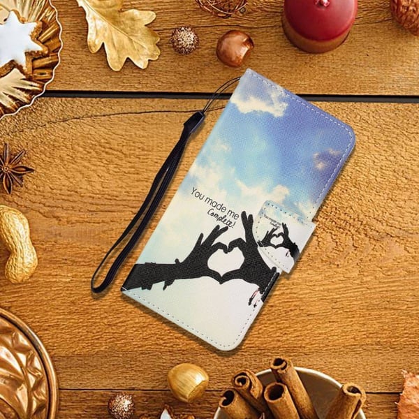 Wonderland Samsung Galaxy A51 flip kuoret - Sydämen Muoto