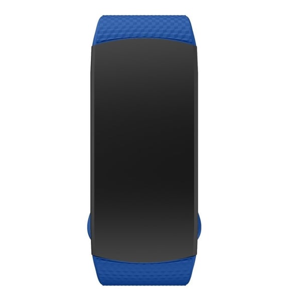 Samsung Gear Fit2 enkel urrem i silikone - Marineblå Størrelse: S