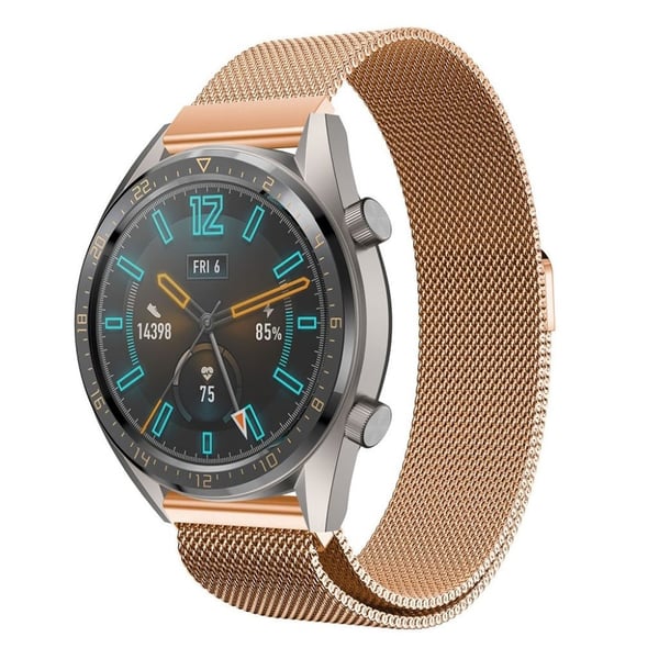 Huawei Watch GT milanese klockarmband i rostfritt stål - Champagne Guld Huawei Watch GT milanese klockarmband i rostfritt stål - Champagne Guld