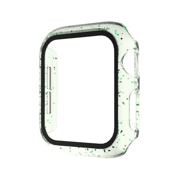 Apple Watch Series 3/2/1 38 mm glitterramme - Grønn