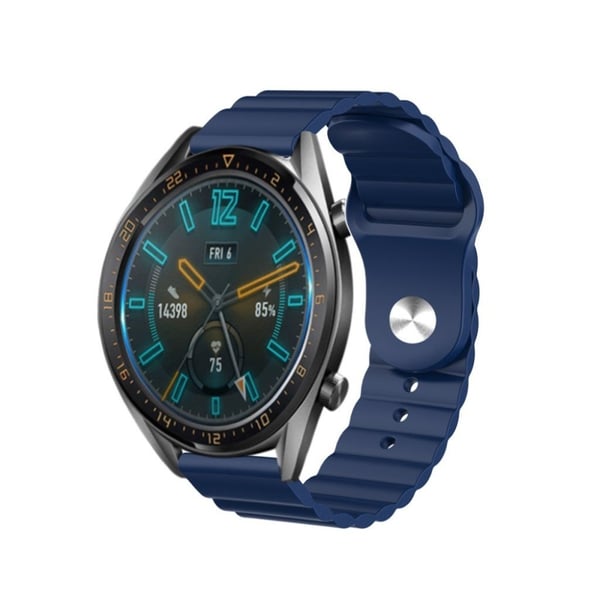Silikonklokkebånd for Huawei og Amazfit - Mørkeblå