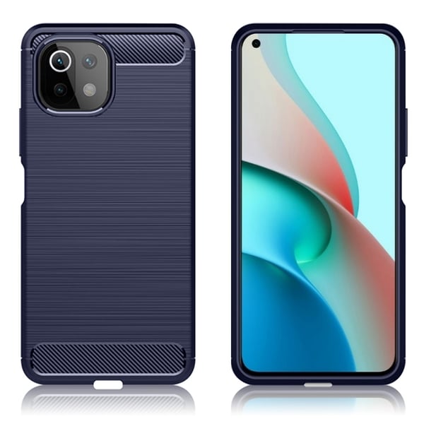 Carbon Flex Xiaomi Mi 11 Lite 5G / Xiaomi Mi 11 Lite kotelot - Sininen