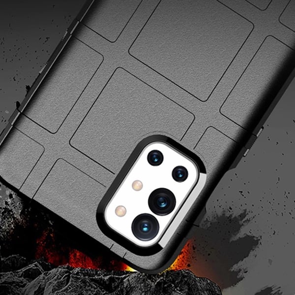 Rugged Shield OnePlus 9R kotelot - Musta