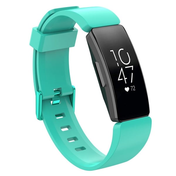 Fitbit Inspire / Inspire HR silikoneurrem - størrelse: S / cyanblå Fitbit Inspire / Inspire HR silikoneurrem - størrelse: S / cyanblå