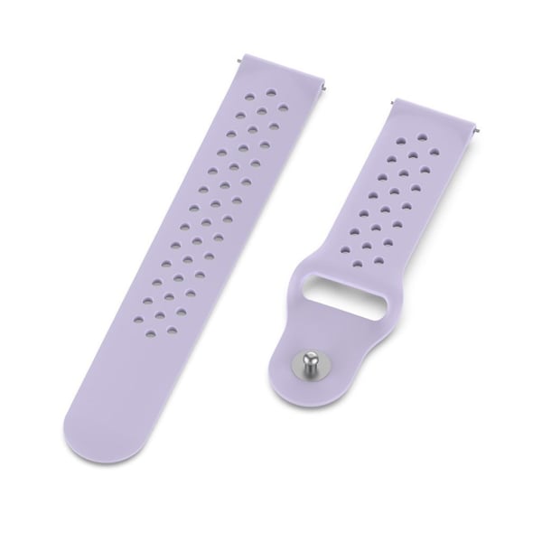 22mm Universel silikone Urrem - Lyselilla