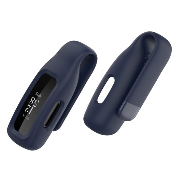 Silikonklemme og spenne-deksel for Fitbit Ace 3 / Inspire 2 - Midnattsblå