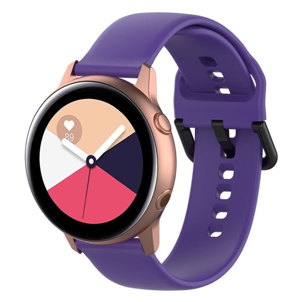 Samsung Galaxy Watch Active silikoninen kellonauha - Violetti