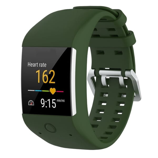 Polar M600 silikone Urrem - Militærgrøn Polar M600 silikone Urrem - Militærgrøn