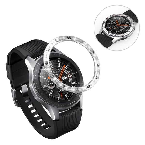 Samsung Galaxy Watch (46 mm) strassramme - Sølv