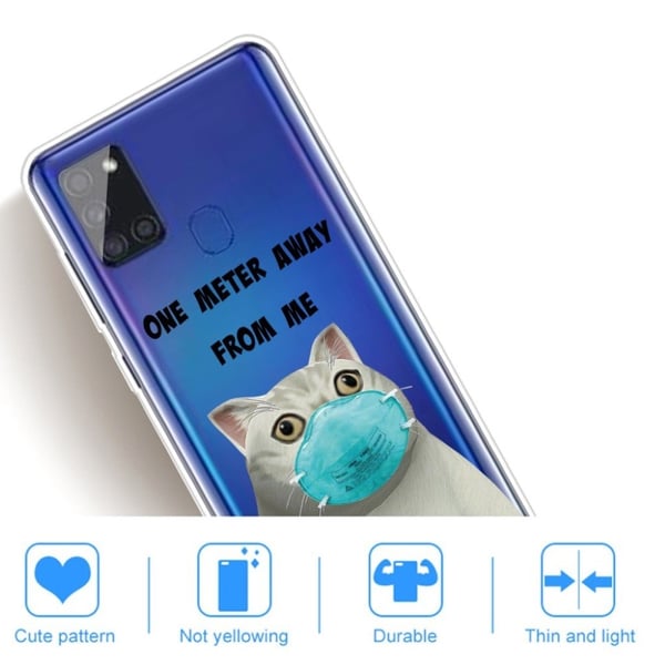 Deco Samsung Galaxy M51 Etui - Katt i Maske
