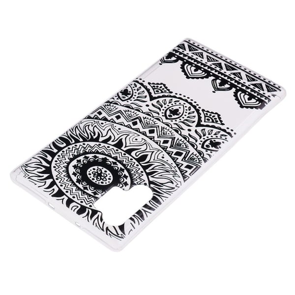 Deco Samsung Galaxy Note 10 Pro kuoret - Musta pitsi Mandala