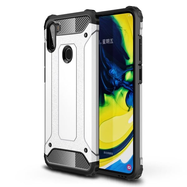 Armour Guard Samsung Galaxy A11 deksel - Sølv