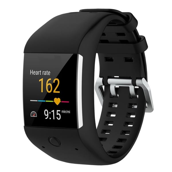 Polar M600 silikone Urrem - Sort Polar M600 silikone Urrem - Sort