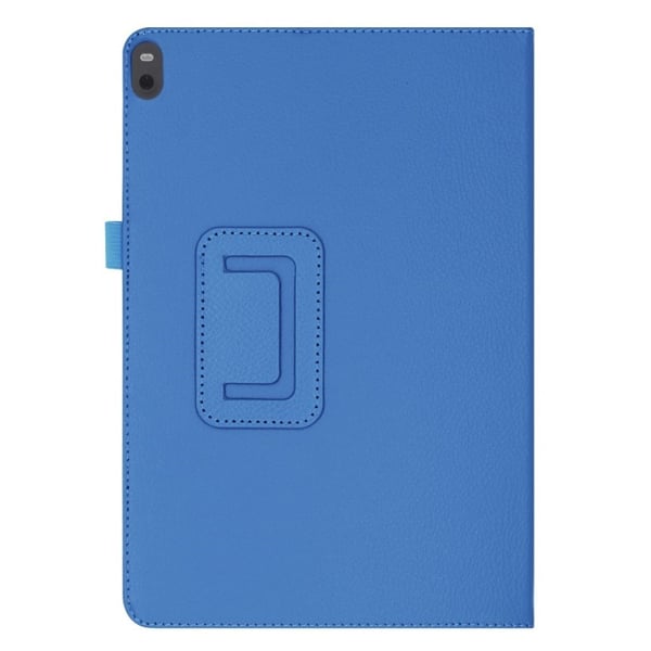 Lenovo Tab M10 lædercover med litchi tekstur - babyblå