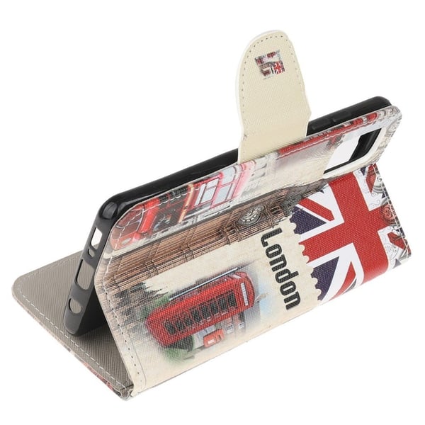 Wonderland Samsung Galaxy M31s Flippetui - Big Ben og Uk Flag