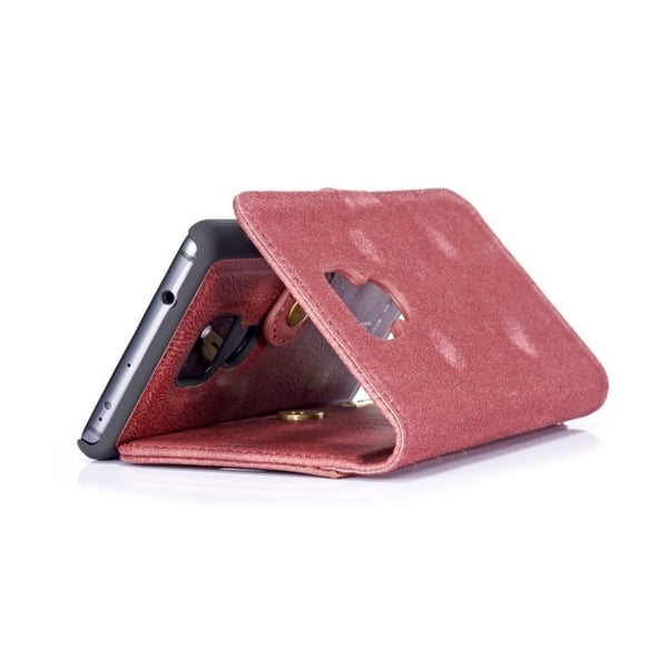 DG.MING Huawei Mate 20 2-in-1 Wallet kotelot - Punainen