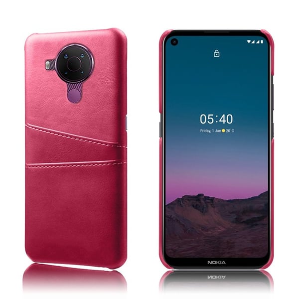 Dual Card Etui Nokia 5.4 - Rose