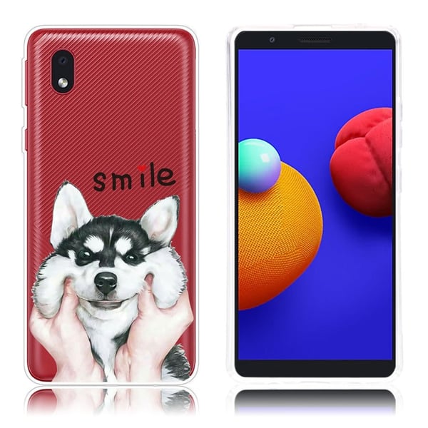 Deco Samsung Galaxy A01 Core Etui - Smile Hund