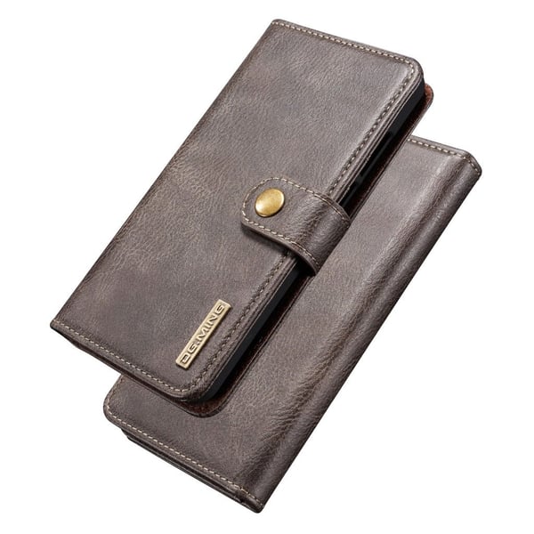 DG.MING Huawei P30 Lite 2-in-1 Wallet etui - Grå