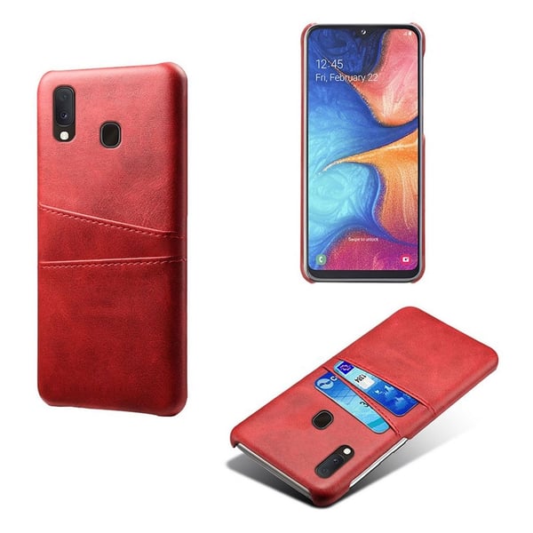 Dual Card Samsung Galaxy A20e deksel - Rød