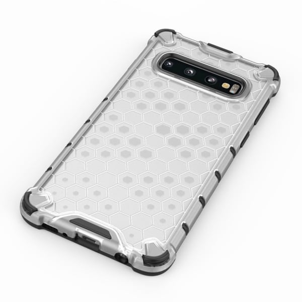 Bofink Honeycomb Samsung Galaxy S10 deksel - Hvit