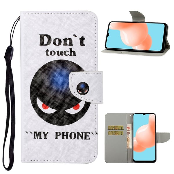 Wonderland Samsung Galaxy A12 5G Flippetui - Don't Touch My Phone