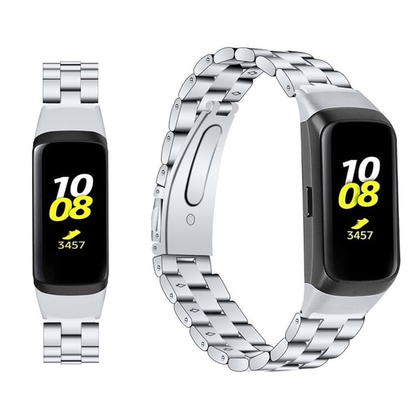 Samsung Galaxy Fit-klokkearmbånd i rustfritt stål - Sølv