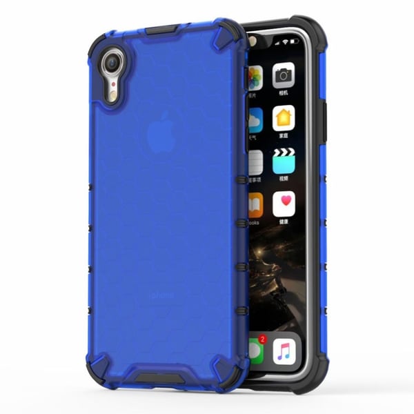 Bofink Honeycomb iPhone Xr deksel - Blå