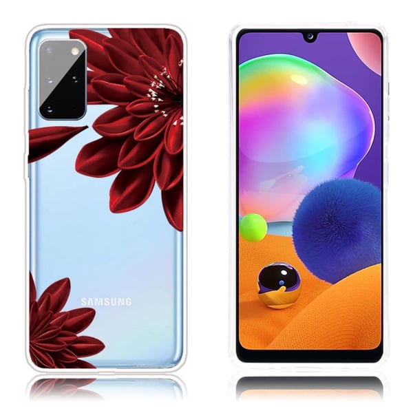 Deco Samsung Galaxy A31 kotelot - Punainen Kukka
