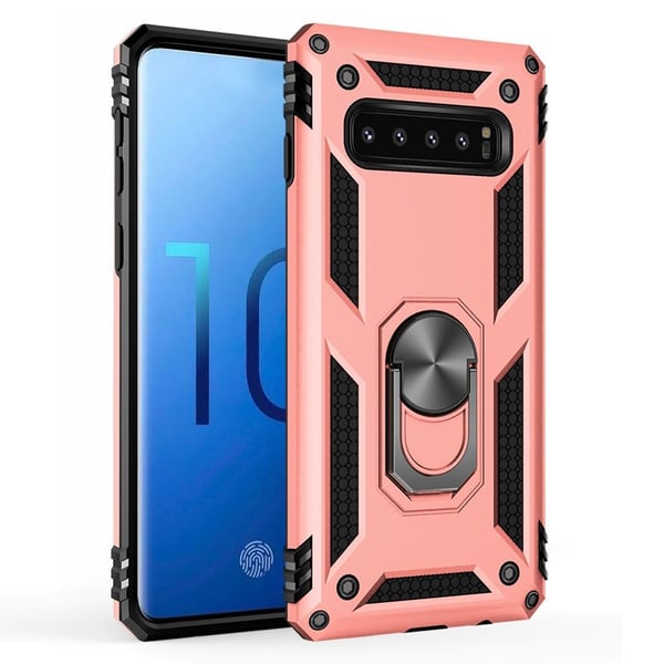 Bofink Combat Samsung Galaxy S10 deksel - Rose gull