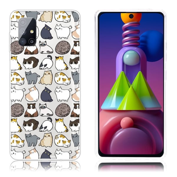 Deco Samsung Galaxy M51 Etui - Søte Katter