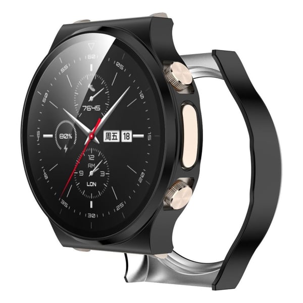 Huawei Watch GT 2 Pro skinnende deksel med herdet glass - Svart