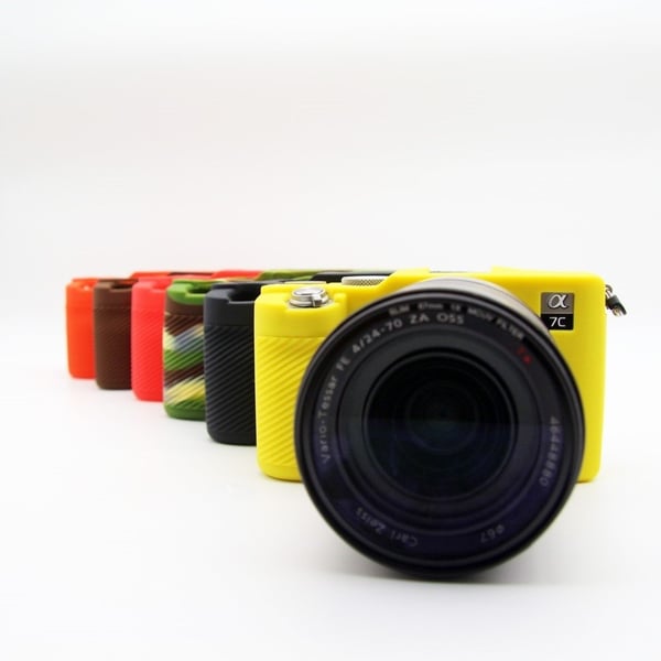 Sony a7C silikoneetui - Gul