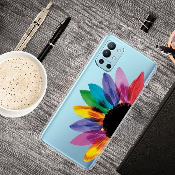 Deco OnePlus 9R Etui - Fargerik Blomst