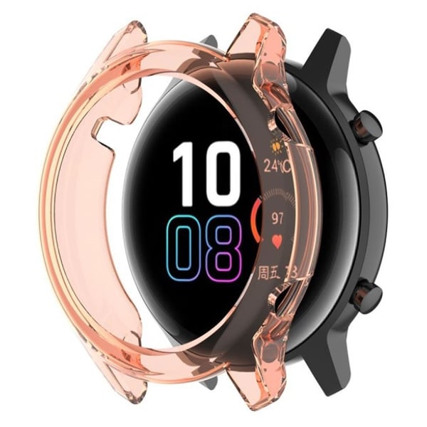 Honor MagicWatch 2 42 mm slitesterkt etui - Gjennomsiktig Oransje