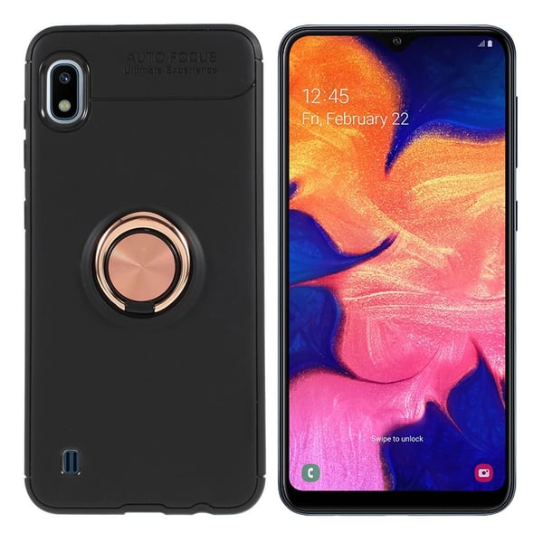 Ringo Samsung Galaxy A10 deksel - Svart / rosegull Ringo Samsung Galaxy A10 deksel - Svart / rosegull