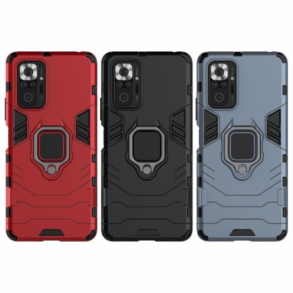 Ring Guard-fodral - Xiaomi Redmi Note 10 Pro - Svart