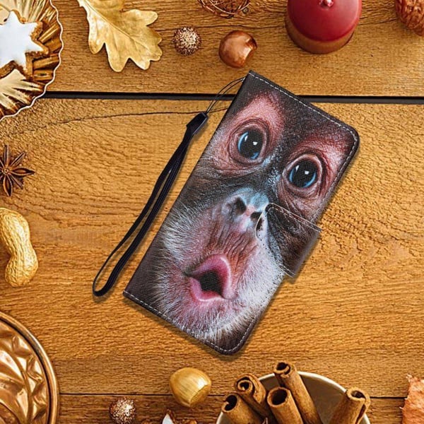 Wonderland Samsung Galaxy A51 Flip Etui - Monkey