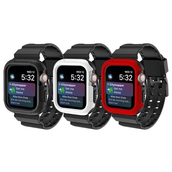 Apple Watch Series 4 40mm silikoninen kellonauha - Musta