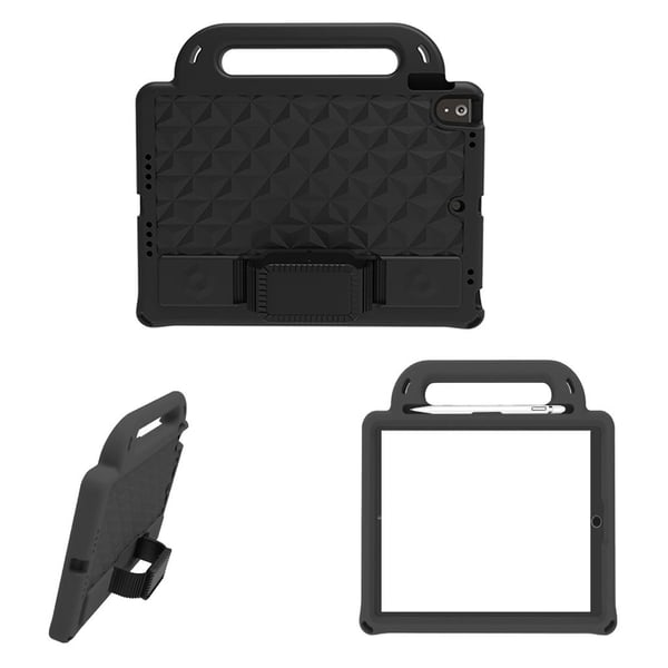 Rhombus støtsikkert etui for iPad Pro 11 tommer (2020) / 10.2 (2019) - Svart